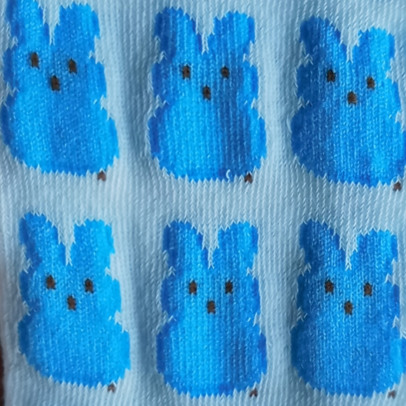 Peeps Blue Bunny Women's Socks Size M - Picture 5 of 5